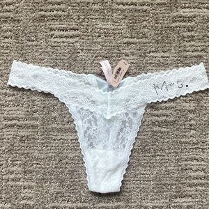 Victoria's Secret White Lace Panties